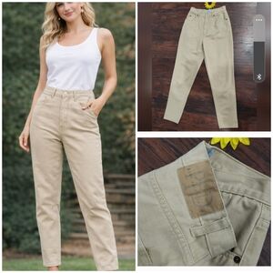 VINTAGE Classic Tan HIGH WAIST JEANS